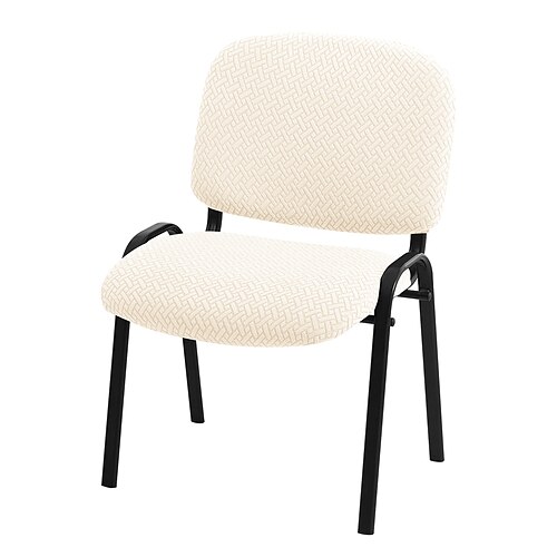 2-teiliges Set Jacquard-Klappstuhlhussen, abnehmbarer Stretch-Stuhlbezug für Hochzeiten, Bankette, Partys oder als Heimdekoration Image