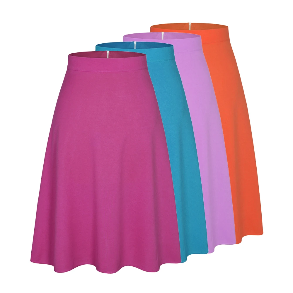 SISHION Candy Farben Vintage Mode Frauen Casual Rock SS0031 Sommer Damen EINE Linie Midi Rose Rot Röcke Jupe Femme