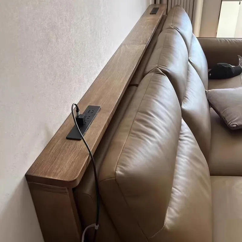 Massivholz-Elektro-Sofa-Rückregal an der Wand, Bodenspalt, Nachttisch-Rückseite, Lagerregal, Heizkörper, langer Streifen, schmale Kante Image