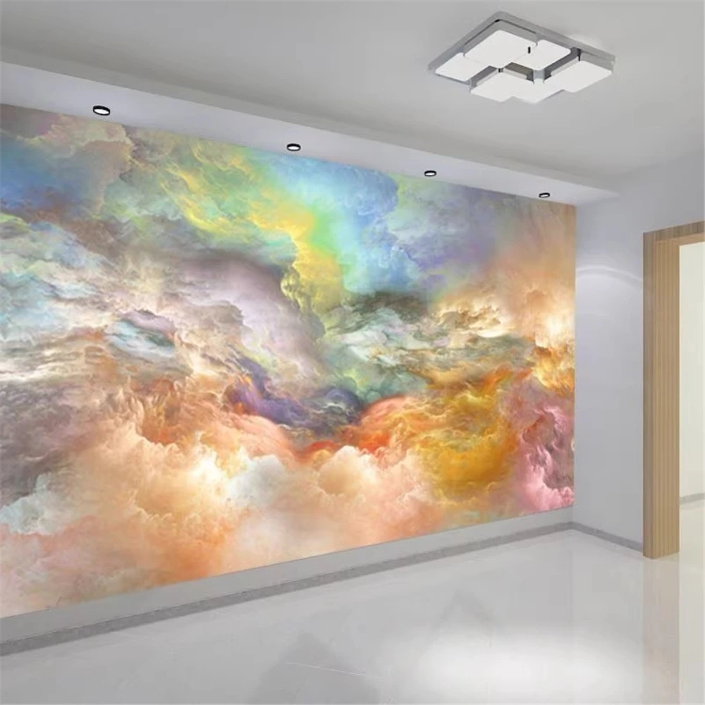 Benutzerdefinierte Luxus 3d tapete für wände 3d wandbild papel de parede Wolke foto tapete kunst papel de parede hause dekorationen