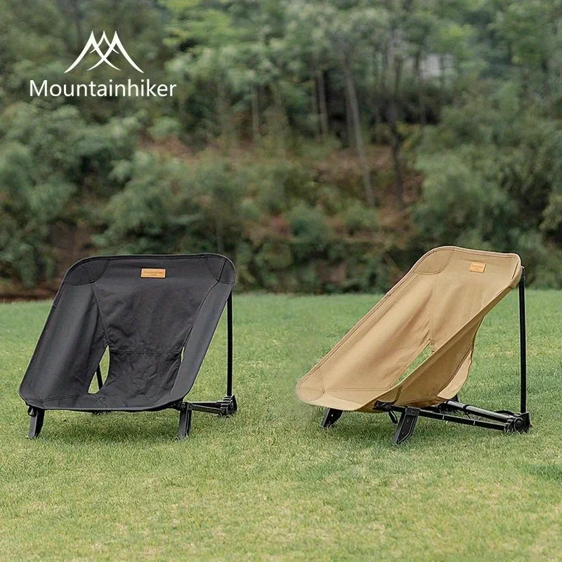 Mountainhiker Outdoor tragbarer Strandstuhl aus Aluminiumlegierung, Camping, selbstfahrende Aufbewahrung, ultraleichter Klappstuhl aus Oxford-Stoff