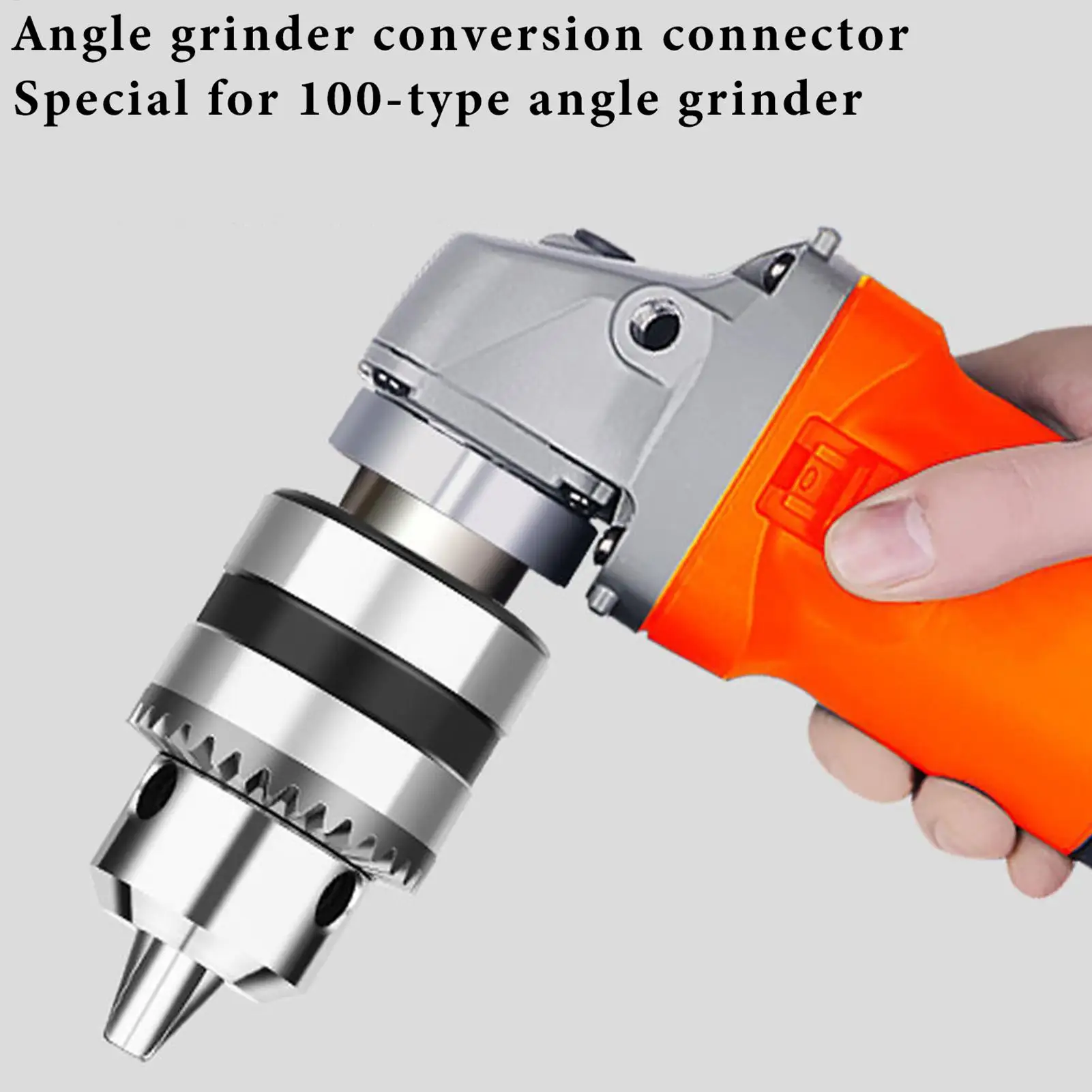 Adattatore per trapano elettrico per smerigliatrice angolare per smerigliatrice angolare per testa di conversione per trapano elettrico Strumento per smerigliatrice angolare modificata ad alta