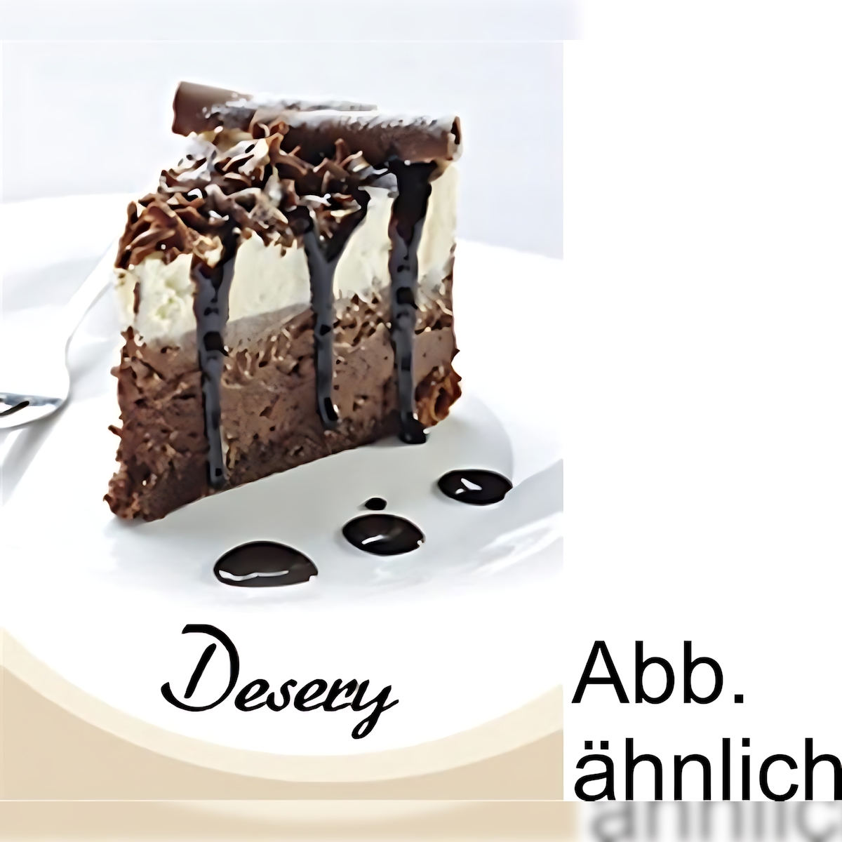 Menü Speisekarte mit 6 Hüllen A5 aus PVC Dessert2 Image