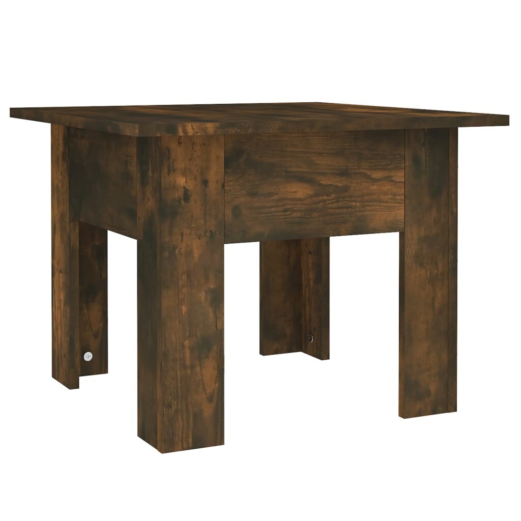 vidaXL Couchtisch Räuchereiche 55x55x42 cm Holzwerkstoff Image