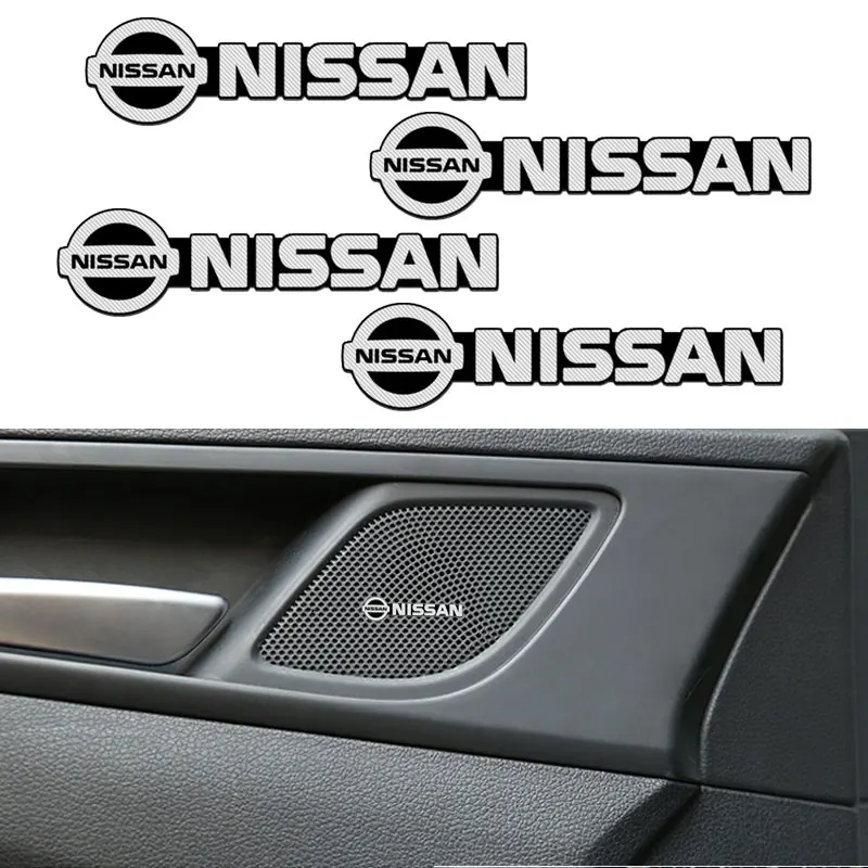 Auto audio schmücken 3D Aluminium Abzeichen Emblem Aufkleber Für Nissan Nismo Tiida Sylphy Teana X Trail T30 T32 Almera Qashqai J10 J11 Image
