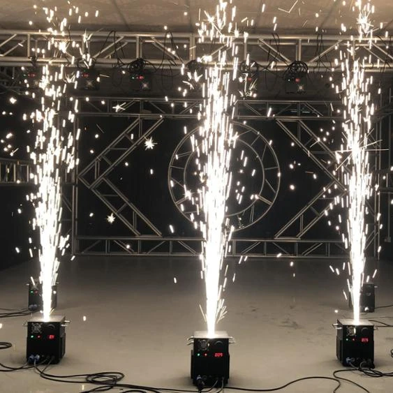 CE Cold Spark Feuerwerk Flamme Brunnen Maschine Fernbedienung für Indoor Hochzeit Bühne Cold Spark Ausrüstung Image