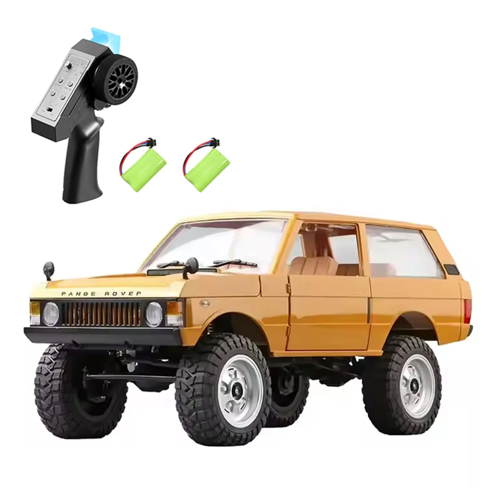 Remote Control Car 1:12 Scale Remote Control Crawler 2.4Ghz 4WD Rechargeable Remote Control Car Toy with Controllable Headlights