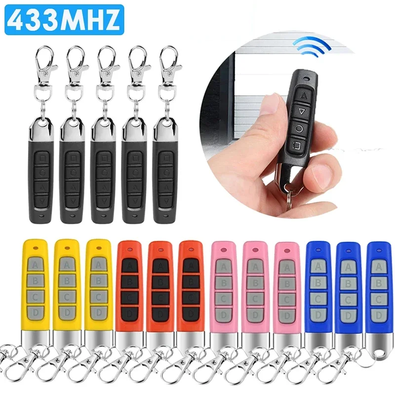 Duplicateur de télécommande de remplacement, 433MHz, 1 pièce, duplicateur de clé, copie de Code d'apprentissage fixe, télécomman