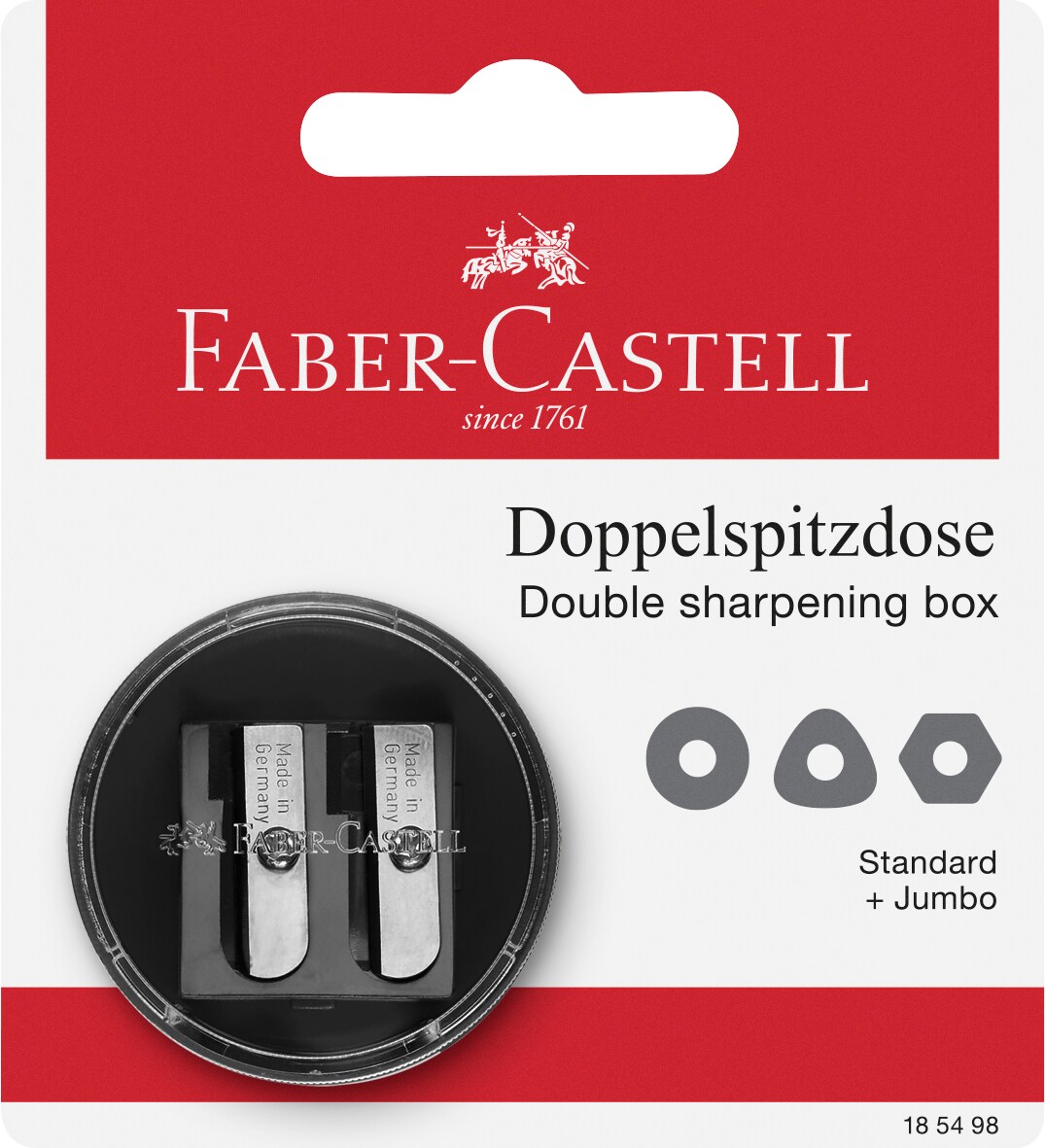 Faber Castell Doppelspitzdose rund sortiert BK Image