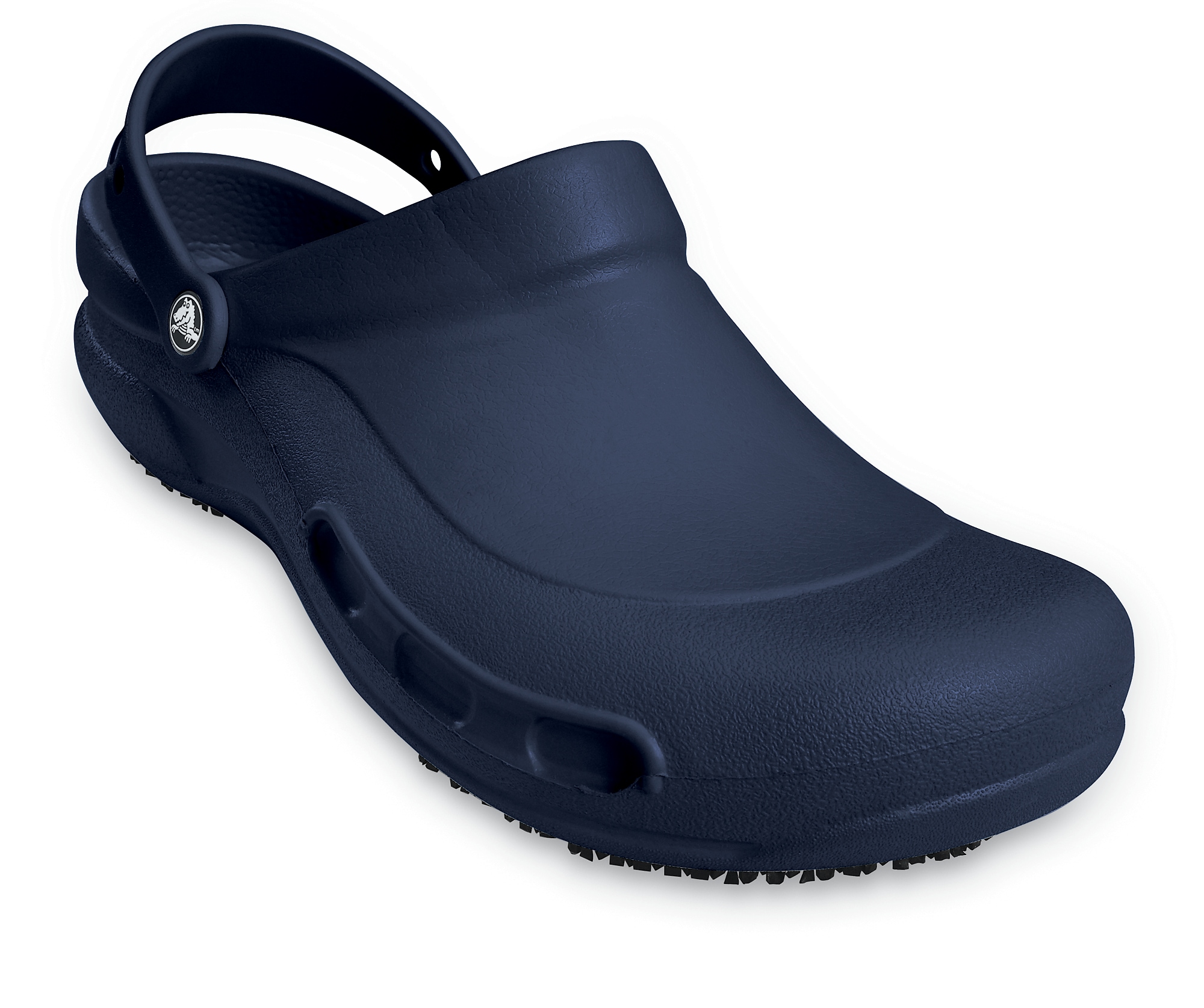 Berufsschuh CROCS "BISTRO" Gr. 37, blau (navy), 37, Croslite™, Schuhe, Clog, Clog für Gastronomie, Pflege, Krankenhaus mit geschlossenem Fußbereich