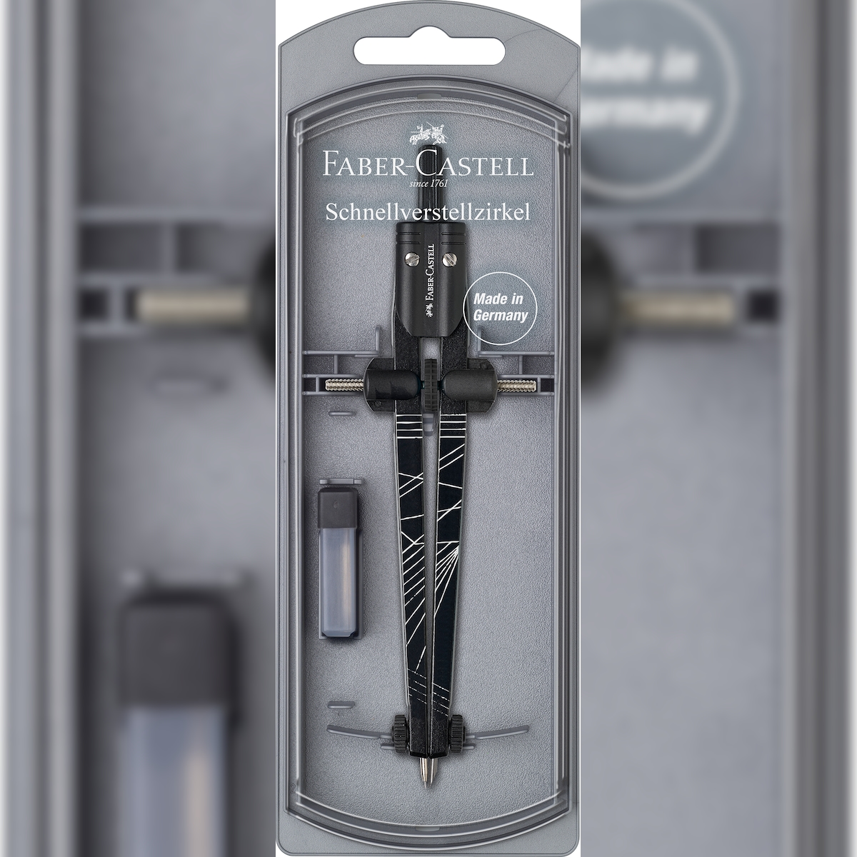 Faber Castell Schnellverstellzirkel Kr 340mm Twister schwarz Image