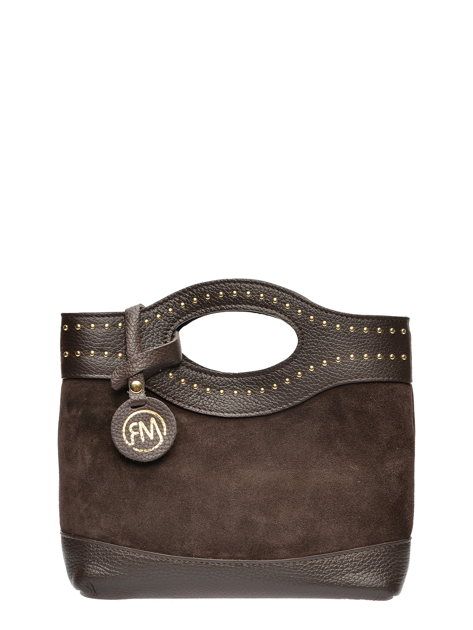 Roberta M kastanienbraune Lederhandtasche Image