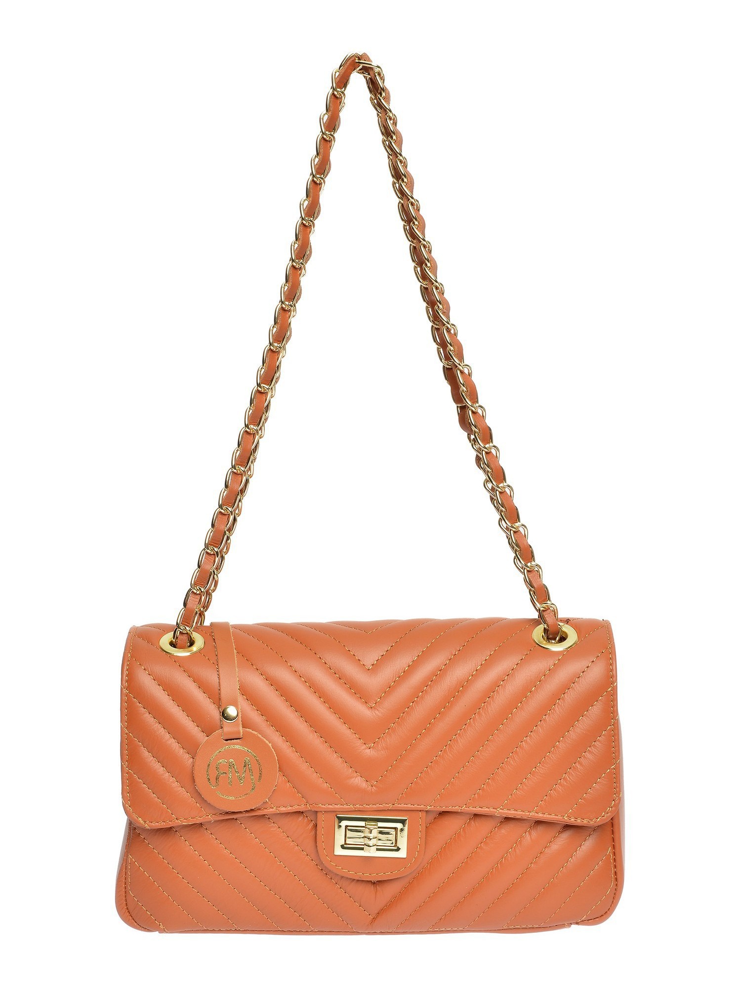 Roberta M Braune Lederhandtasche Image