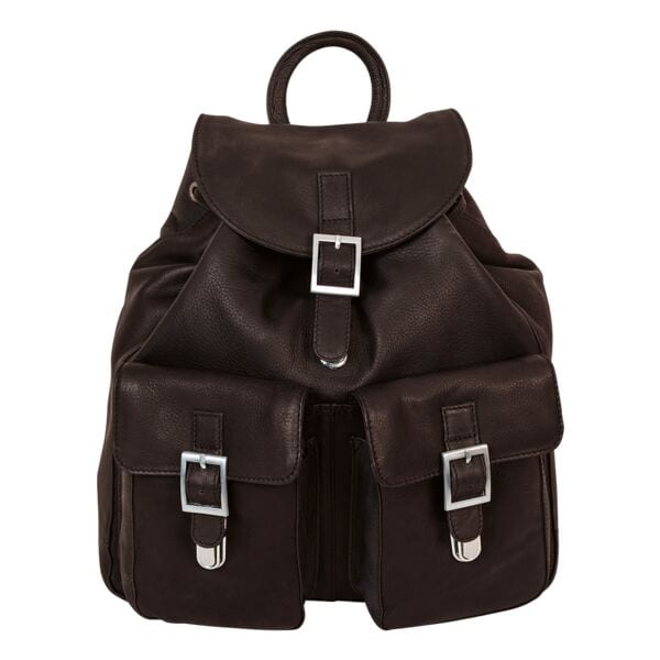 Alpenleder Rucksack AMAZONAS Schokobraun, 33x40x15 cm Image