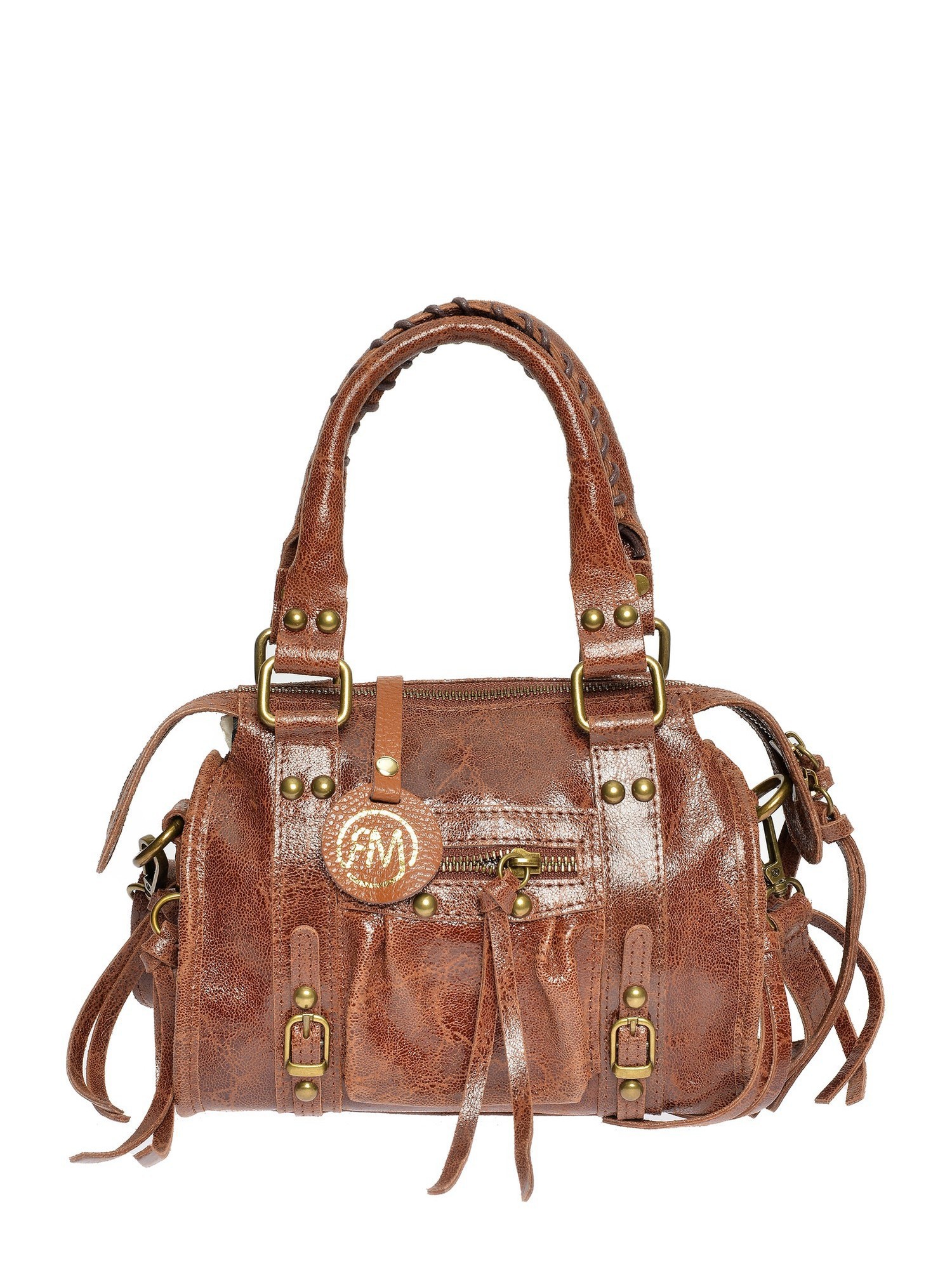Roberta M Braune Lederhandtasche Image