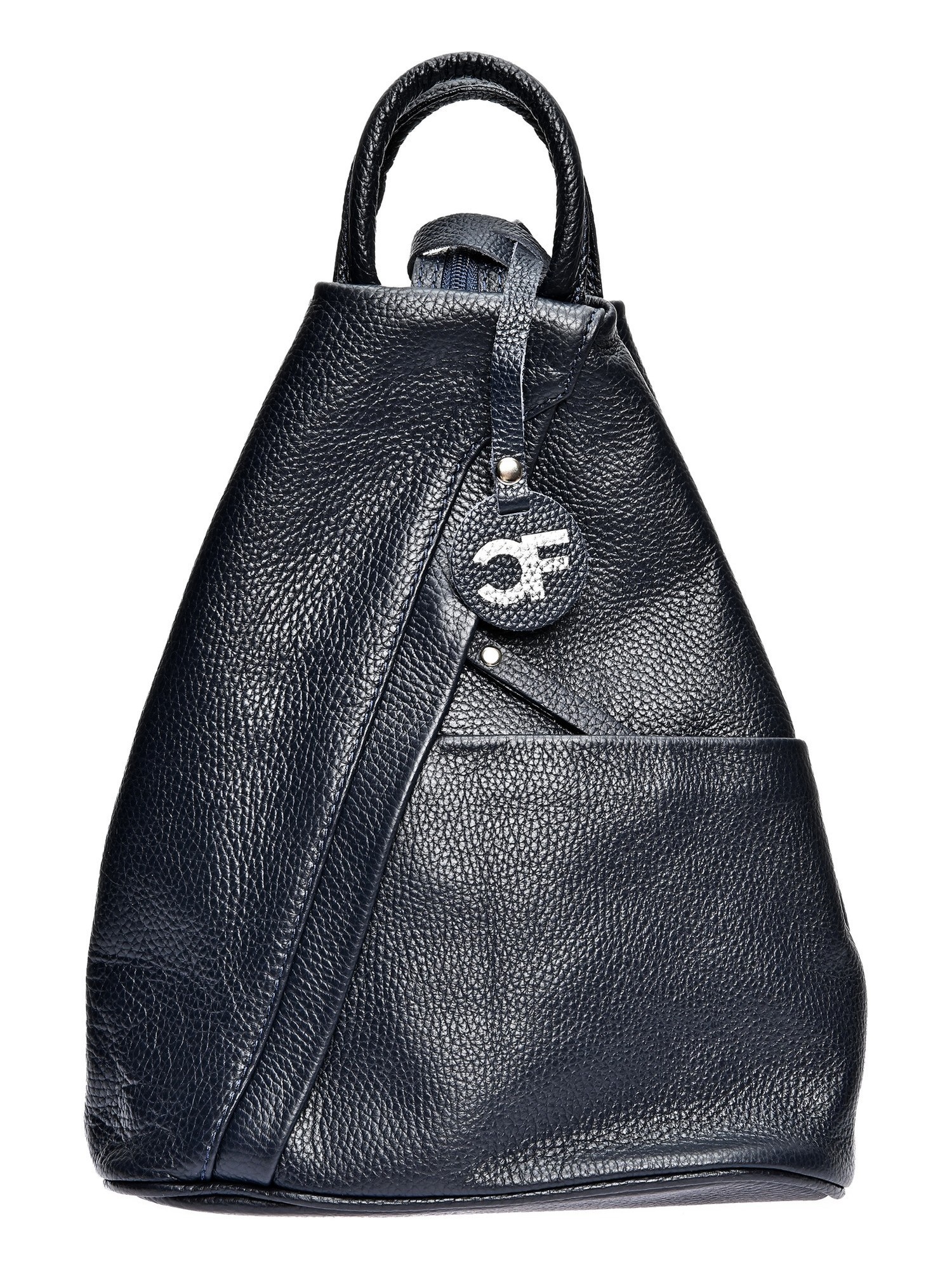 Carla Ferreri BLU Lederhandtasche Einheitsgröße