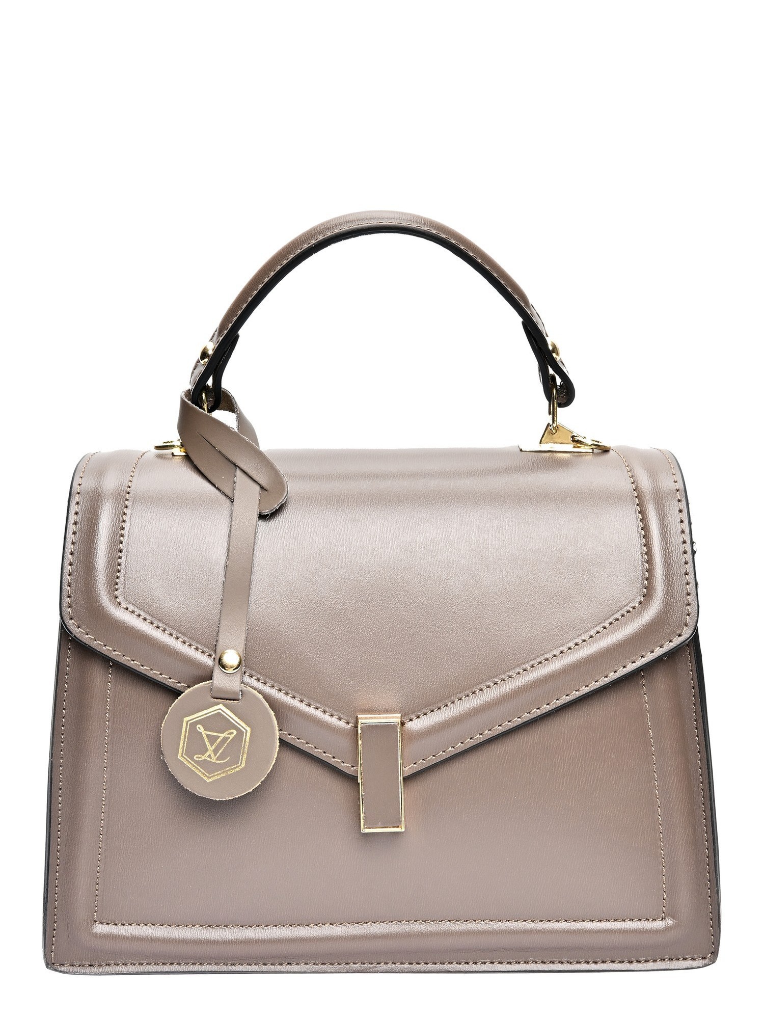 Luisa Vannini Beiger Lederbeutel Image