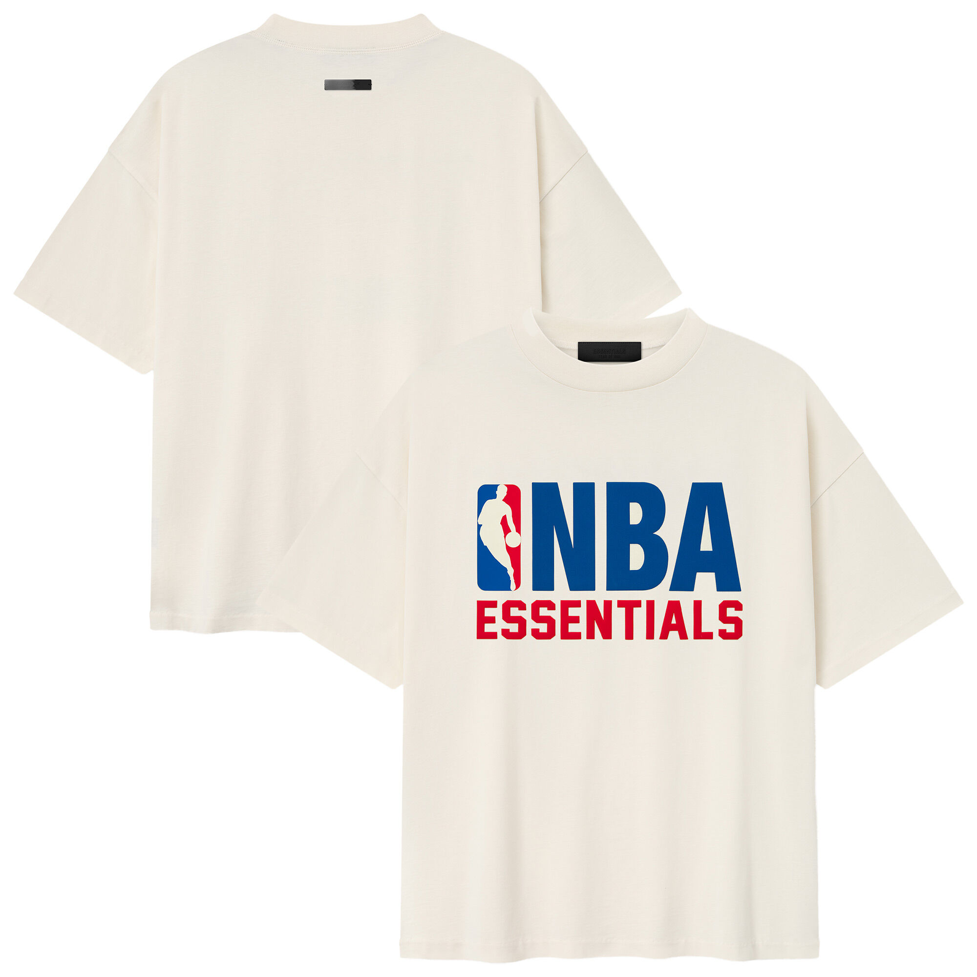 Logo Gear NBA Fear Of God Essentials 90er-Jahre-Fit-T-Shirt – Unisex Image
