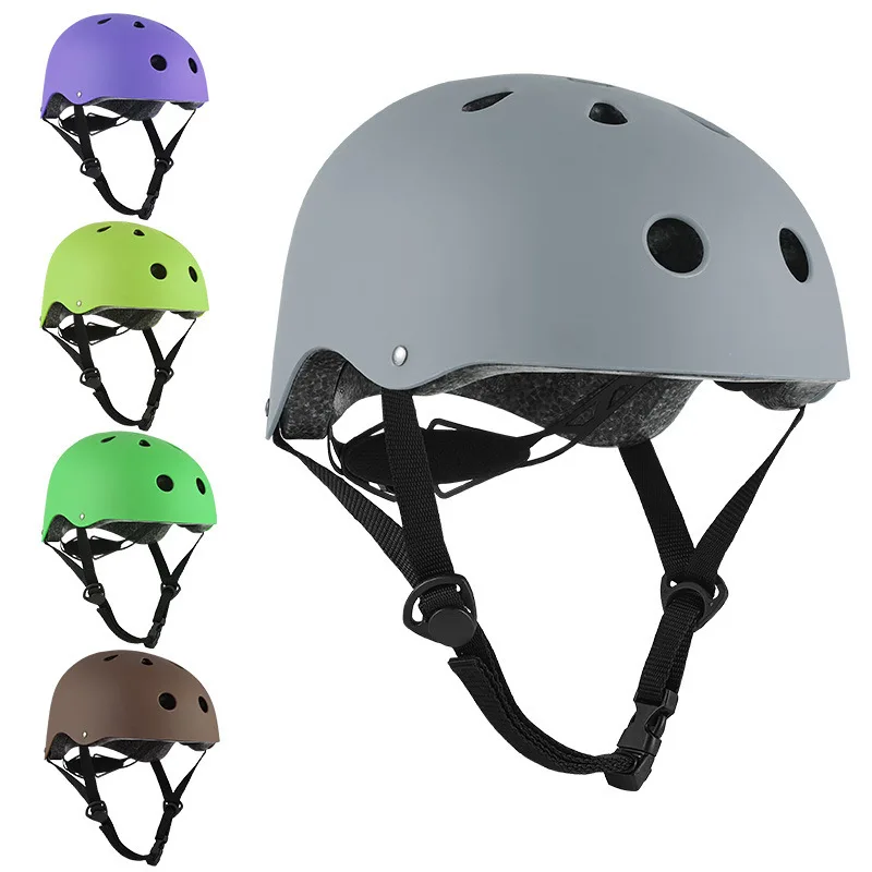 Outdoor Cycling Sports Helmet Adult Skateboard Balance Bike Plum Blossom Helmet Ice Skating Climbing Rafting Safety Helmet