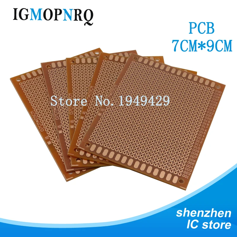 5 Stücke DIY Prototyp Papier PCB Universal Experiment Matrix Platine 5x7 cm 7*9 9x15 Image