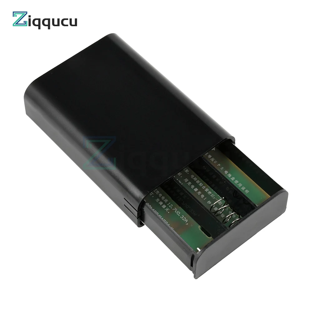 DC 12 V 3 x 18650-Batterien, lötfreies Tandem, DIY-Batteriekasten, USV-Akku für Handy, WLAN-Router, LED-Licht Image