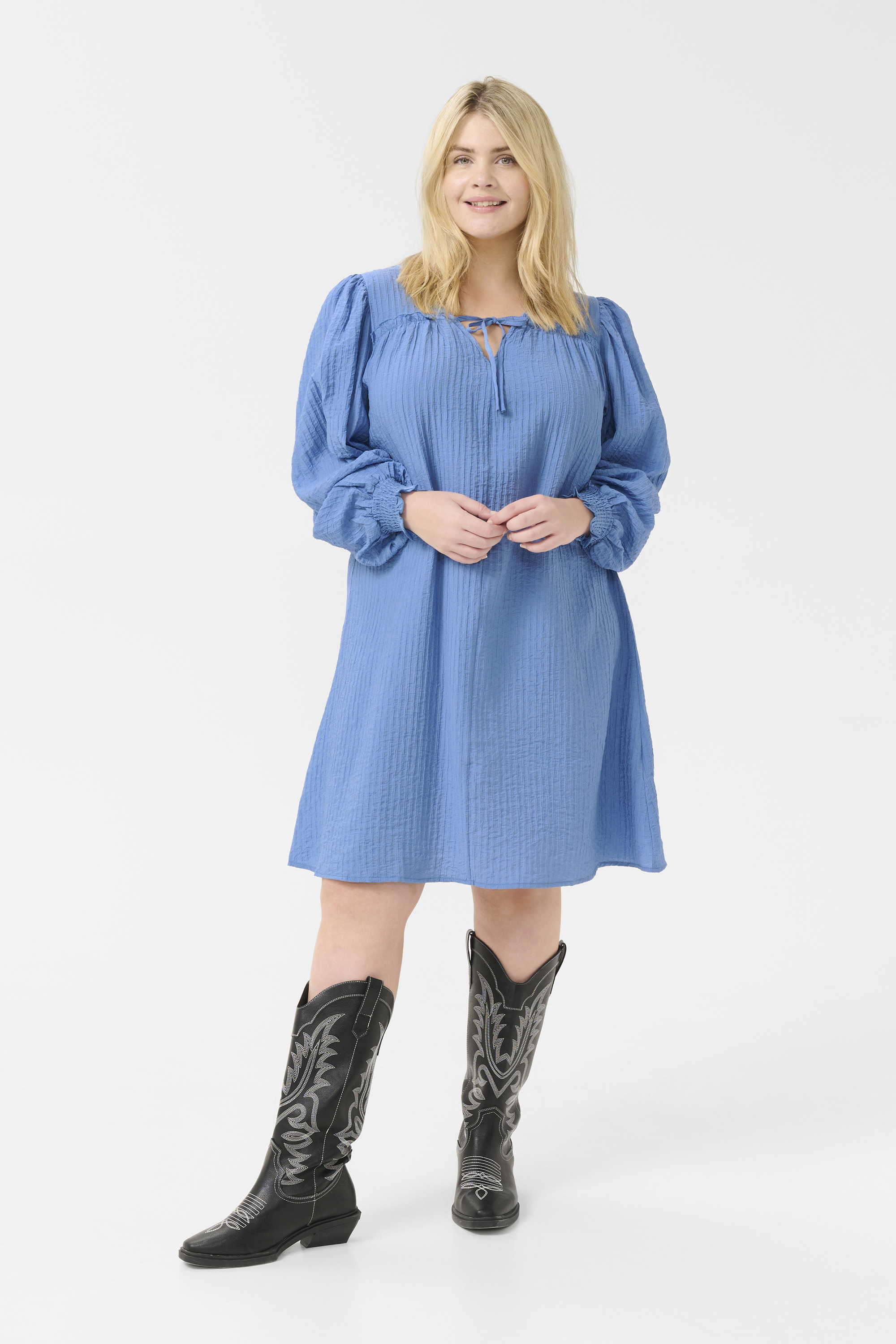 Kleid A-shape blue Image