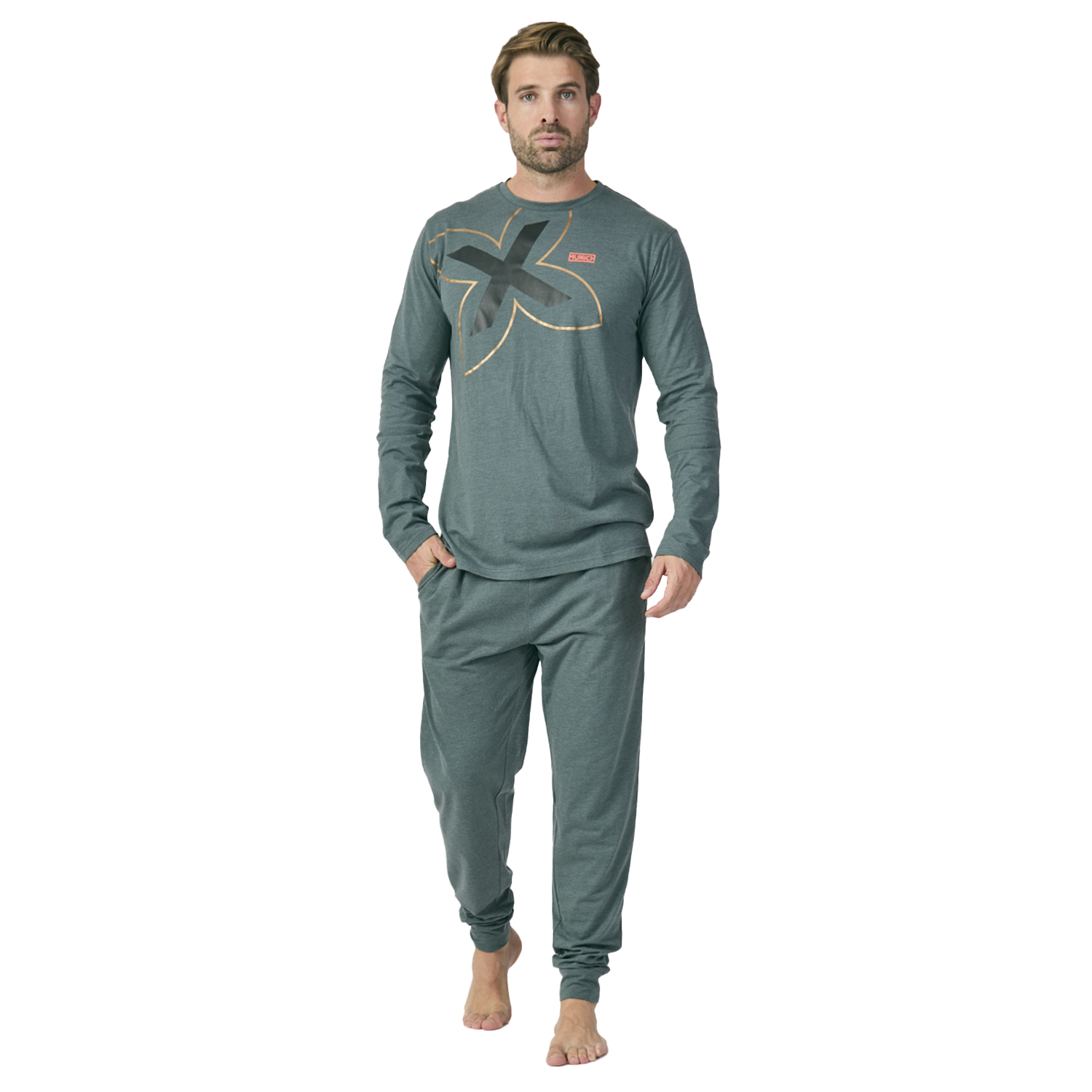 MU16 Langarm-Pyjama für Herren Image