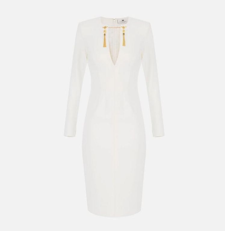 Dresses - White - Elisabetta Franchi Dresses