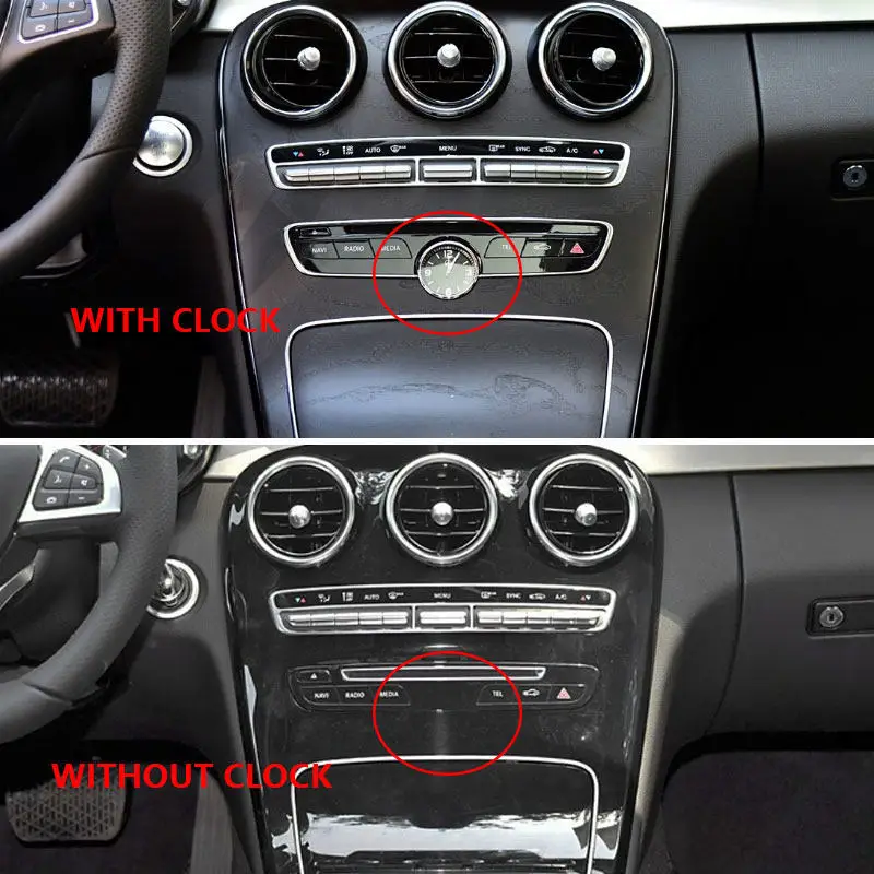 Für Mercedes Benz C GLC Klasse W205 X253 2015 2016 2017 2018 2019 Auto Center Konsole Getriebe Shift Panel Rahmen schutzhülle Trim Image