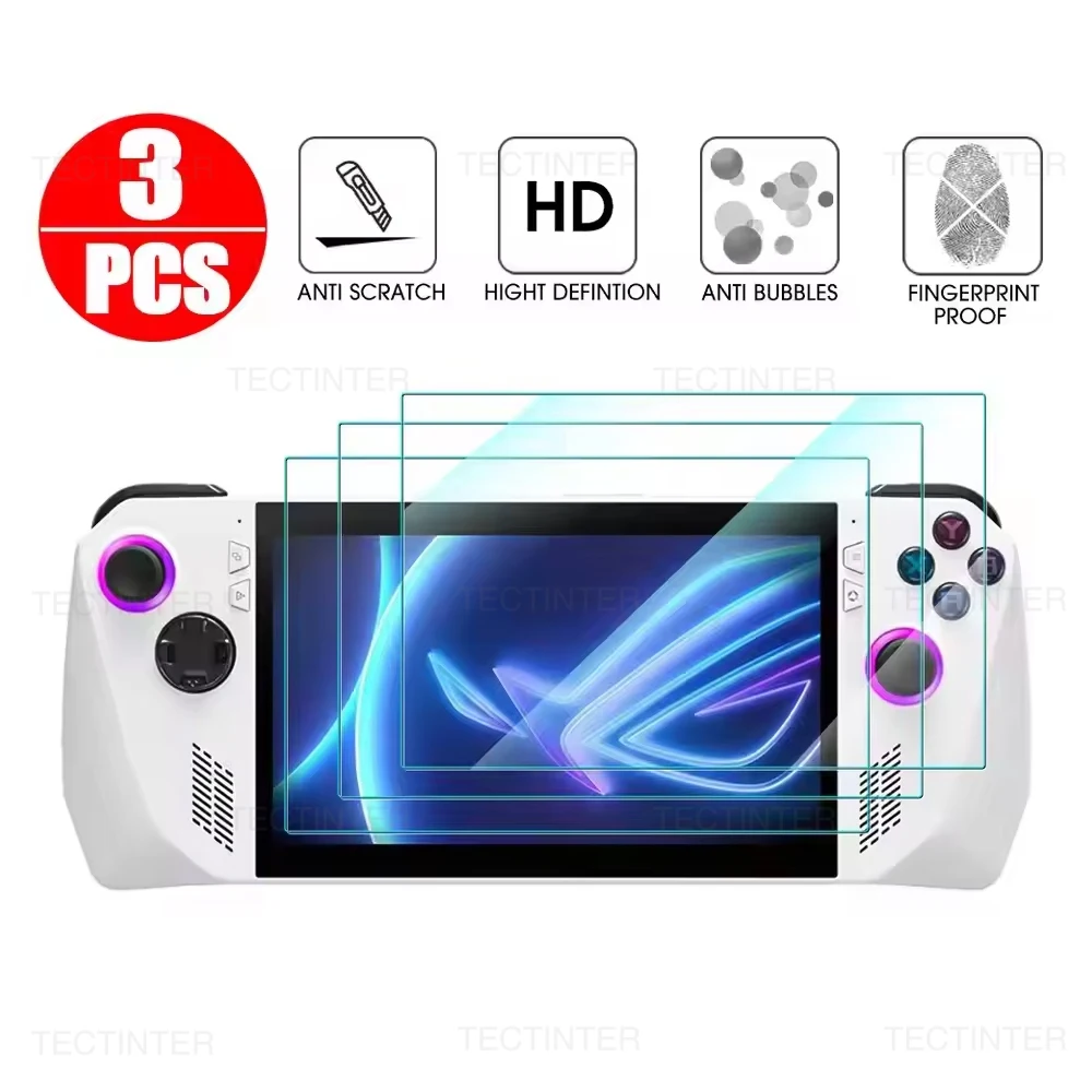 1/2/3PCS Displayschutzfolie aus gehärtetem Glas für Asus ROG Ally Handheld Anti-Scratch-Schutzfolie für Rog Xbox Ally/X Zubehör Image