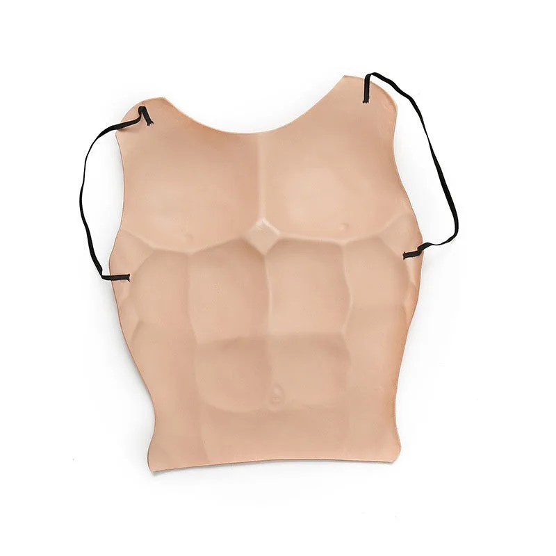 Halloween Kostüm Party Kostüm Requisiten Gefälschte Brust Muskeln Bauch EVA Muskel Block Kostüme Schildkröte Shell Requisiten Image