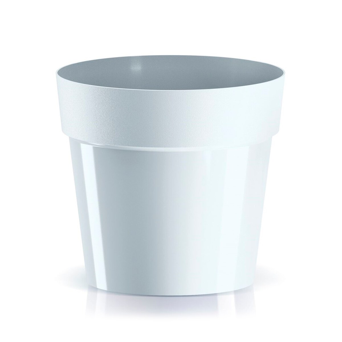 Prosperplast - CUBE BASIC Topf - 10,9x10,9x10 cm in Weiß farbe Image