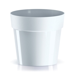 Prosperplast - CUBE BASIC Topf - 15,9x15,9x14,6cm in Weiß farbe