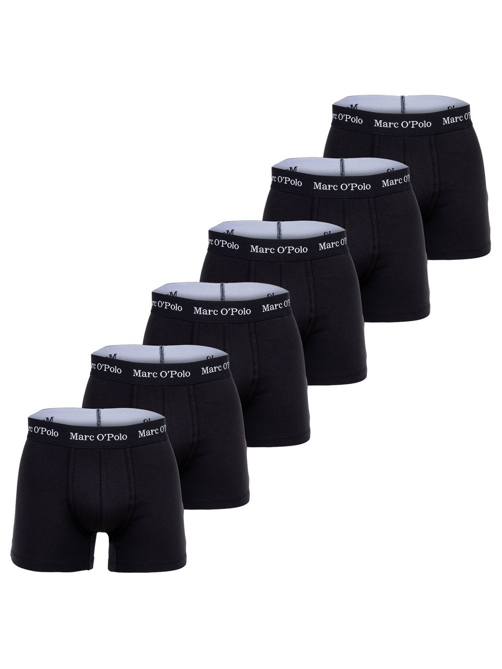 Marc O'Polo Boxershort 6er Pack Herren schwarz, M Image