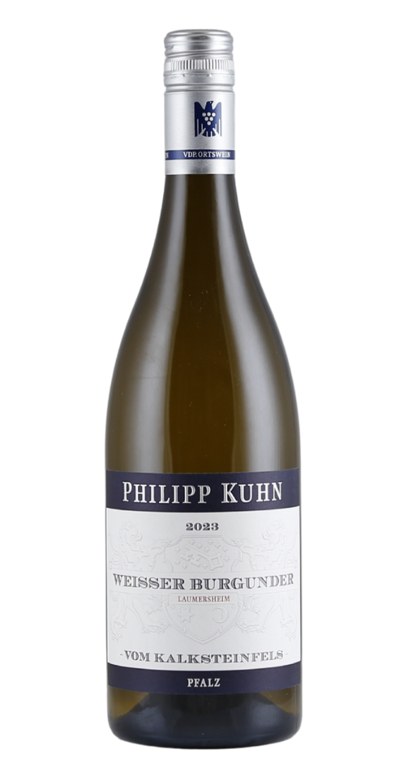 "Philipp Kuhn Weißer Burgunder Laubersheimer "vom Kalksteinfels" trocken 2023" Image