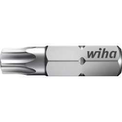 Wiha Bit Standard 25mm T10H Torx Tamper Resistant mit Bohrung 01727