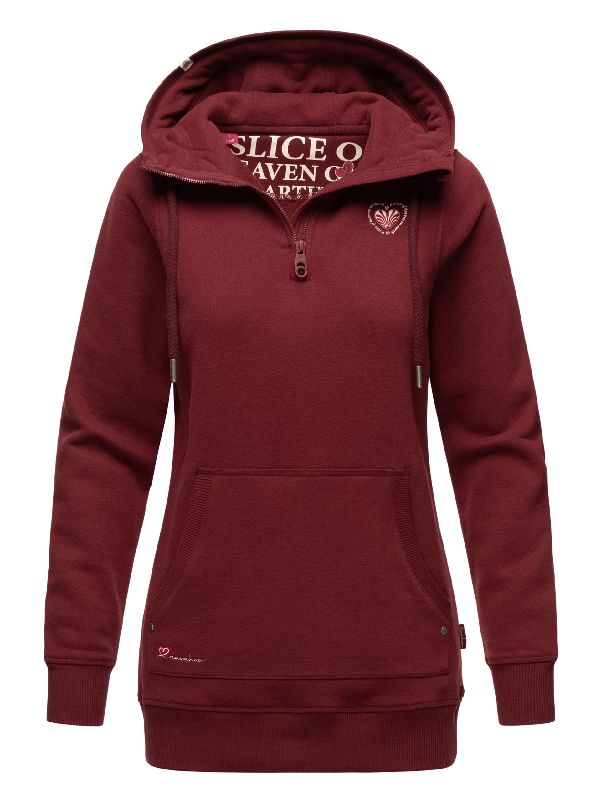 Navahoo Damen Longsleeve Hoodie Zauberelfe – Lang & Kuschelig Image