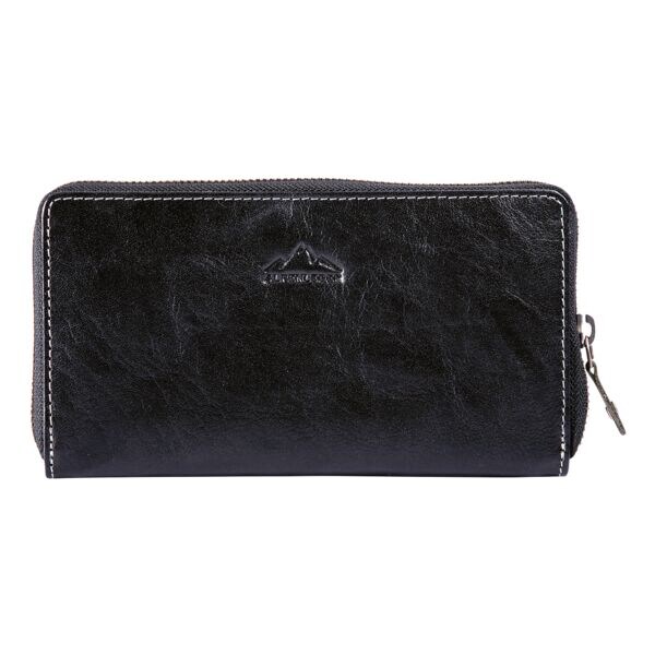 Alpenleder Geldbörse »EDELWEIß« Ebenholz Image