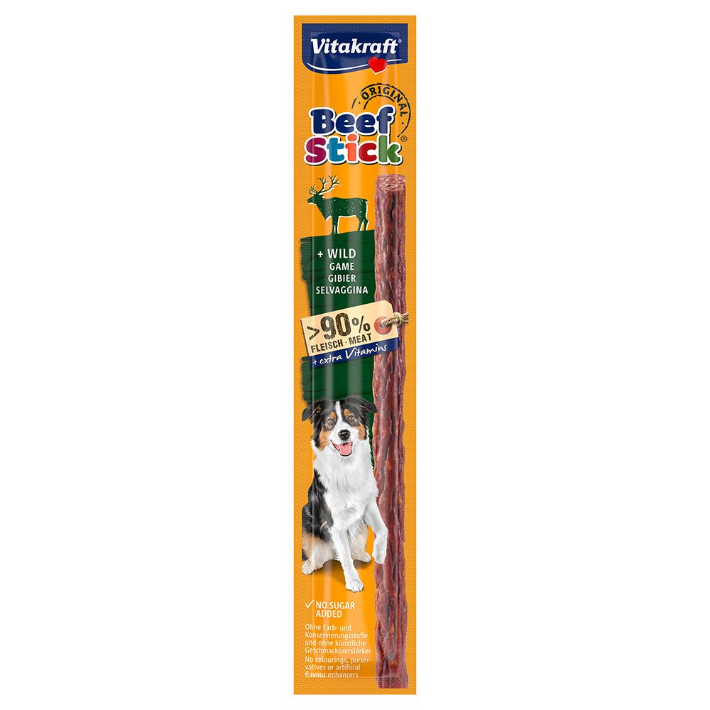 Vitakraft Beef-Stick® 50 x 12 g - Selvaggina