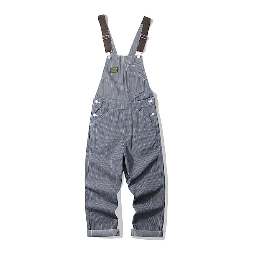 Herren Cargo-Hosen Hose Overall Tasche Gestreift tragbar Outdoor Täglich Campen und Wandern Mode Klassisch Grün Khaki Image