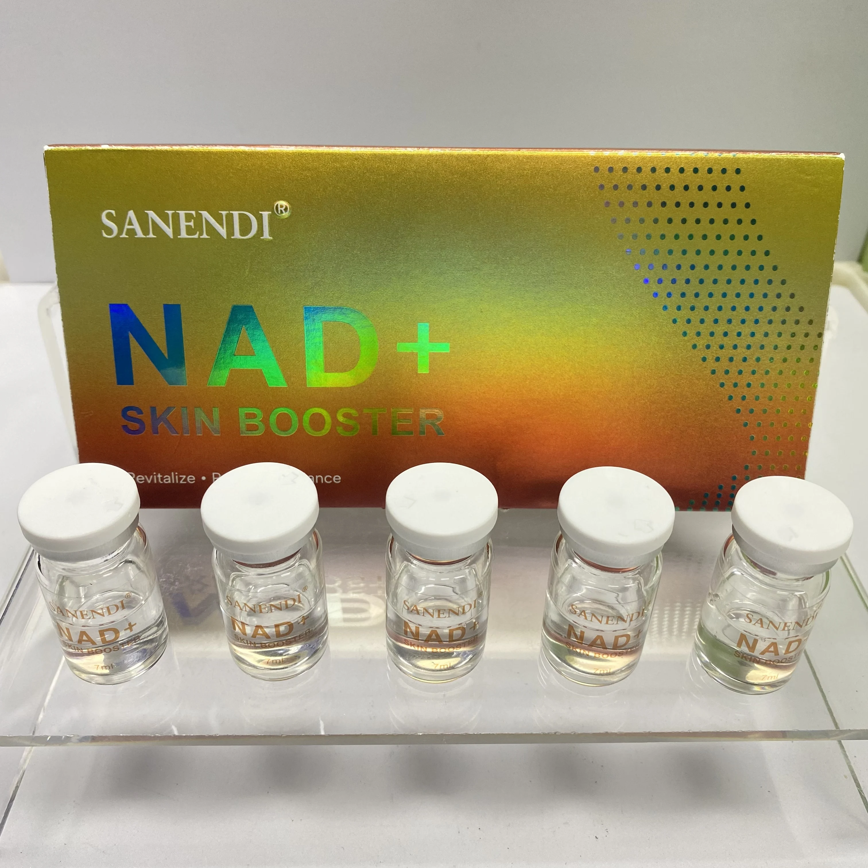 Neuestes NAD+ Serum für das Gesichtslifting NAD Plus PDRN Essence Dr.Pen Serum für stumpfe Haut im Alter von 5 Fläschchen Image