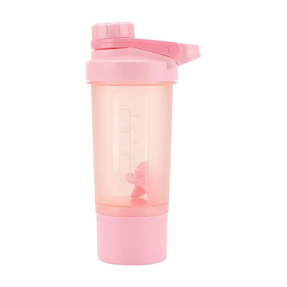 400 ml Shaker-Flasche, auslaufsichere Sport-Shaker-Becher für Protein-Shakes, Shaker-Flasche für Vorschläge und Reisen Image
