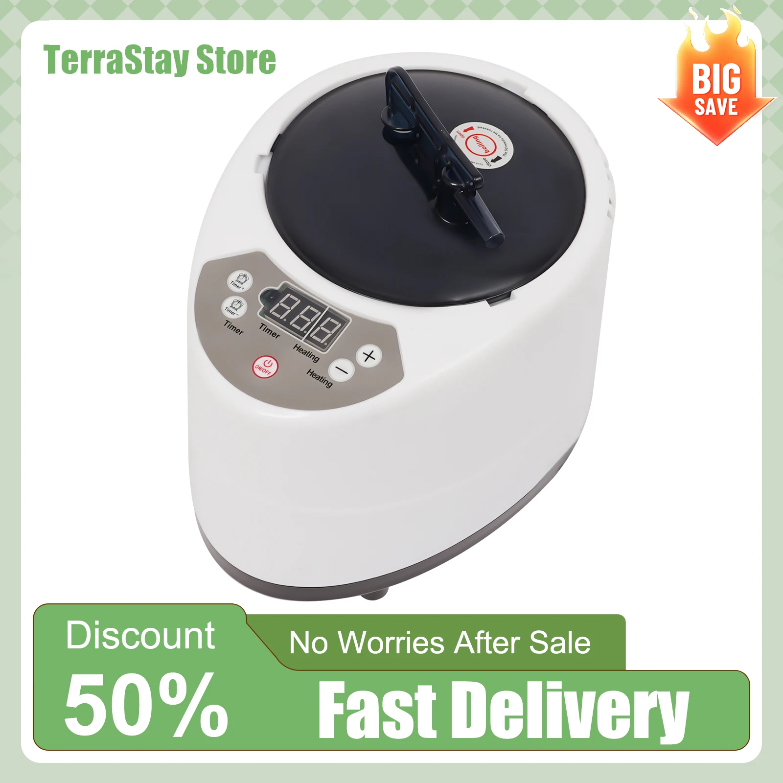 3L/0,66Gal Sauna Dampfer, 220V Mini Sauna Dampfgenerator mit Fernbedienung, LED-Anzeige für Home Spa Dampfsauna, EU-Stecker