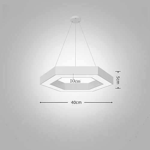 einfacher Kronleuchter, moderner klassischer Beleuchtungskronleuchter, Acryl-Lampenschirm, blaues Licht/weißes Licht, geeignet für Flur, Flur, Wohnzimmer, Küche Image