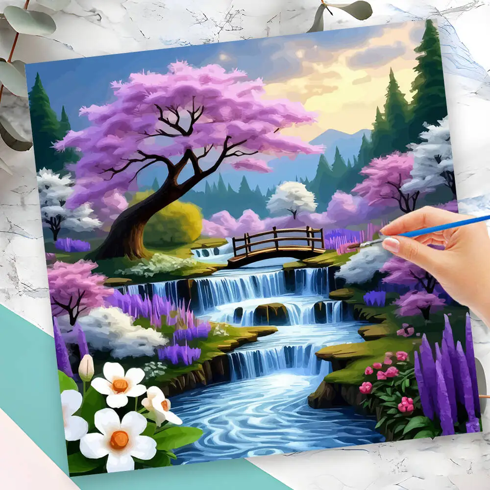 Momoart Malen nach Zahlen Kits Hahn Tier Malen nach Zahlen Huhn DIY auf Leinwand Bild für Wohnzimmer Heimdekoration Image