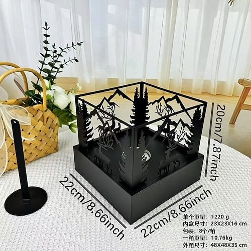 Tischfeuerstelle, Feuerstelle im Freien mit Glastisch und Fernbedienung für Camping Image