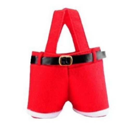 1 pz borsa portaoggetti per lavori a maglia natalizi, Babbo Natale, pupazzo di neve, Rudolph, borsa per caramelle, sacchetti regalo con manico, vigilia di Natale regali di Natale - decorazioni per