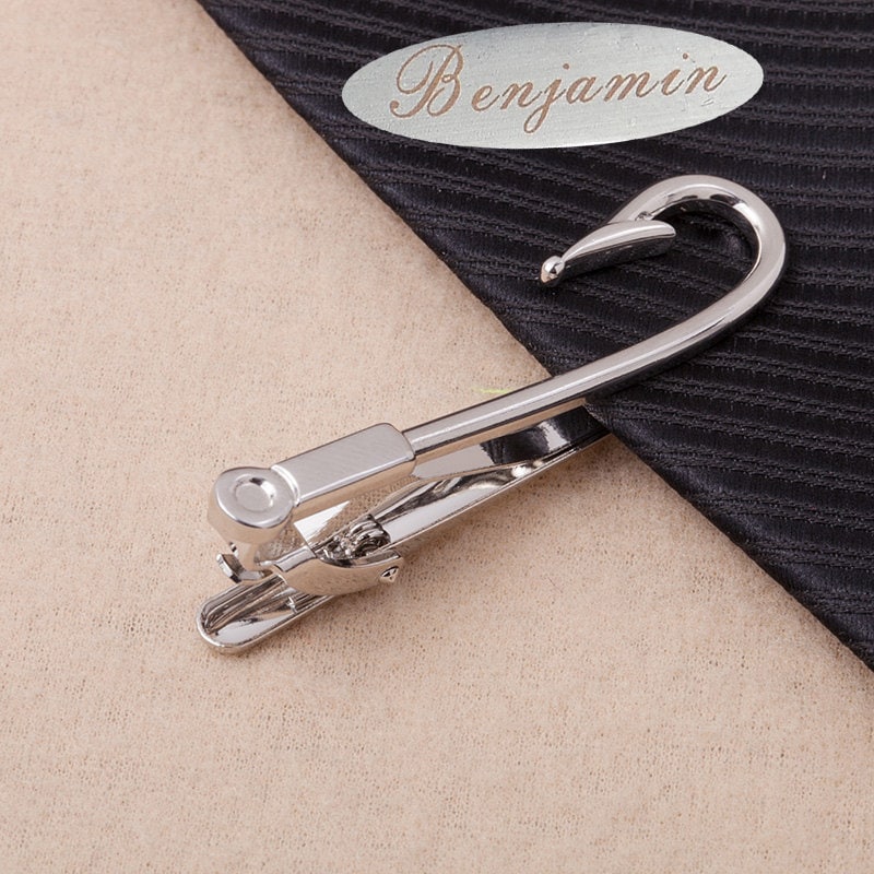 fish hook tie clip Custom Tie clip silver ,Hook Tie Clip Silver Tie Clip,Inoinless Steel Tie Bar,Hook Tie Bar,Hook Tie Clip Silver Tie Clip