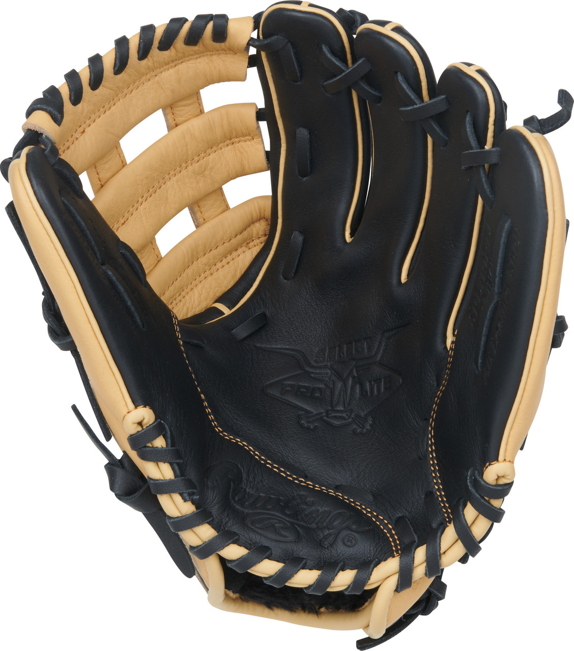 Rawlings Select Pro Lite Series Fernando Tatis Jr. 11" Pro H Web Baseball Glove - Right Hand Throw Black/Camel