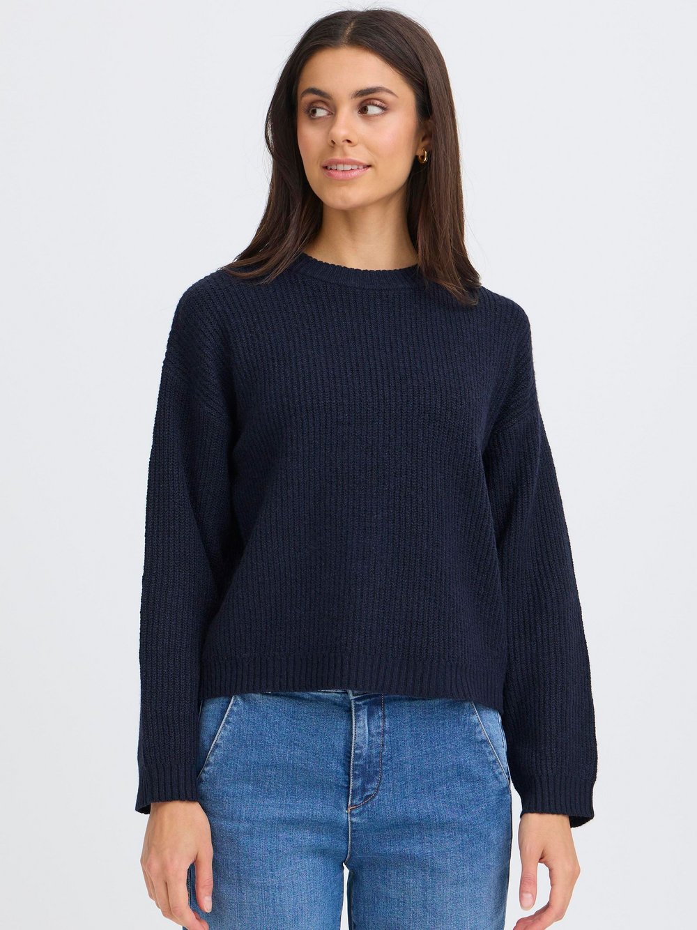 OXMO Strickpullover Damen marine, S Image